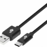 Tb Energy Braided USB 2.0 Cable USB-C male - USB-A Μαύρο 1.5m (AKTBXKUCSBA150B)
