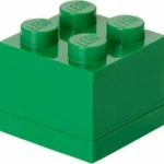 Room Copenhagen Lego Mini Box 4 Πλαστικό Παιδικό Δοχείο Φαγητού Πράσινο 4.6 x 4.6 x 4.3εκ. 40111734