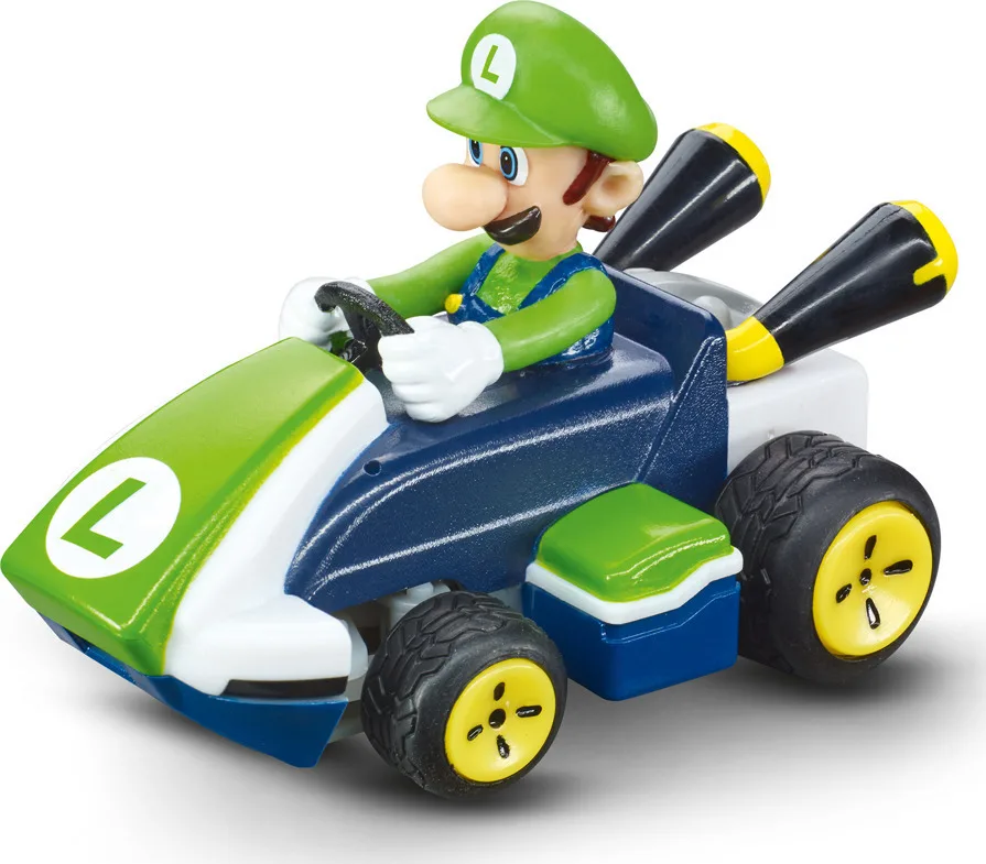 20200908104113_carrera_mario_kart_rc_luigi_370430003 Carrera Mario Kart Mini Τηλεκατευθυνόμενο Αυτοκίνητο Πράσινο 370430003 - Image 1
