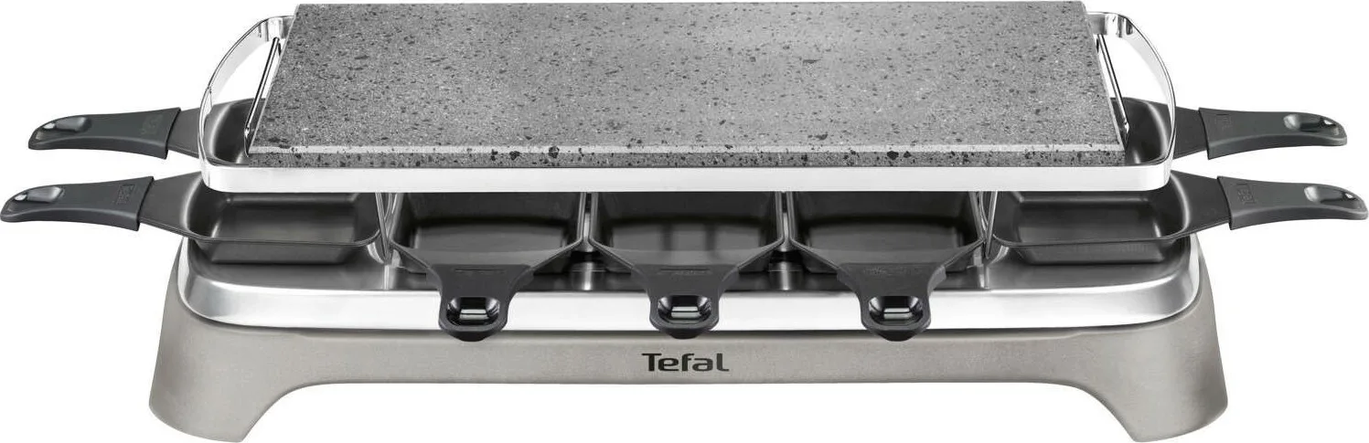 20201002154931_tefal_pr_457_b Tefal Επιτραπέζια Ηλεκτρική Ψησταριά Raclette Λείας Πλάκας 1350W PR457B12 - Image 1