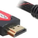 DeLock 82688 HDMI 2.0 Angle (90°) Cable HDMI male - HDMI male 5m Κόκκινο 82688