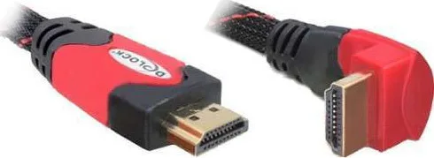 DeLock 82688 HDMI 2.0 Angle (90°) Cable HDMI male - HDMI male 5m Κόκκινο 82688 - Image 1