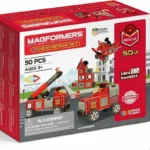 Magformers Μαγνητικό Παιχνίδι Κατασκευών Σετ Πυροσβεστική 50 Τεμάχια για Παιδιά 3+ Ετών MF717003
