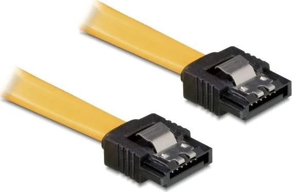 DeLock 7-Pin SATA II - 7-Pin SATA II Cable 30cm Κίτρινο (82473) - Image 1