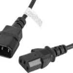 Lanberg IEC C13 - IEC C14 Cable 1.8m Μαύρο CA-C13E-10CC-0018-BK