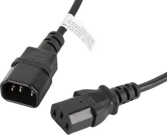 20201216112113_lanberg_iec_c13_iec_c14_cable_1_8m_mayro_ca_c13e_10cc_0018_bk Lanberg IEC C13 - IEC C14 Cable 1.8m Μαύρο CA-C13E-10CC-0018-BK - Image 1