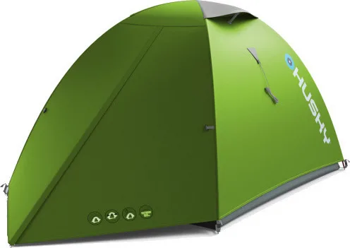20210114144239_husky_sawaj_green Husky Sawaj 2 Nylon Σκηνή Camping Igloo Πράσινη με Διπλό Πανί για 2 Άτομα 230x215x120εκ. - Image 1