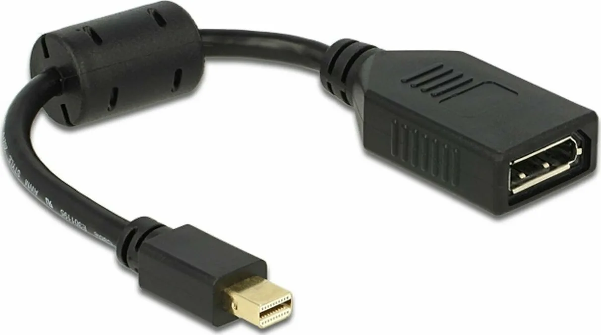 20210222130342_delock_mini_displayport_male_displayport_female_65554 DeLock Μετατροπέας mini DisplayPort male σε DisplayPort female 1τμχ 65554 - Image 1