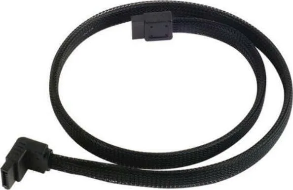 Silverstone 7-Pin SATA III - 7-Pin SATA III Cable 50cm Μαύρο (SST-CP08) - Image 1