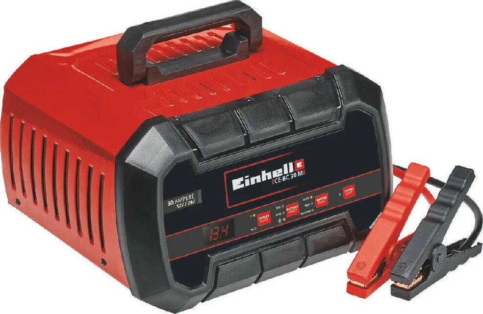 20210226165246_einhell_fortistis_mpatarias_aytokinitou_ce_bc_30_m_1002275 Einhell Φορτιστής Μπαταρίας Αυτοκινήτου 12/24V CE-BC 30 M 1002275 - Image 1