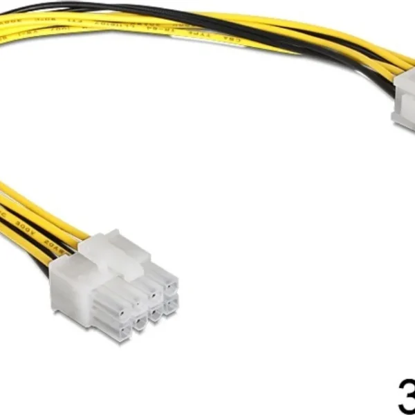DeLock 8-Pin EPS - 8-Pin EPS Cable 0.3m Πολύχρωμο 83342