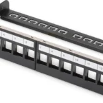 Digitus Patch Panel Keystone για Rack 1U 10" 12 Θυρών Μαύρο DN-91420