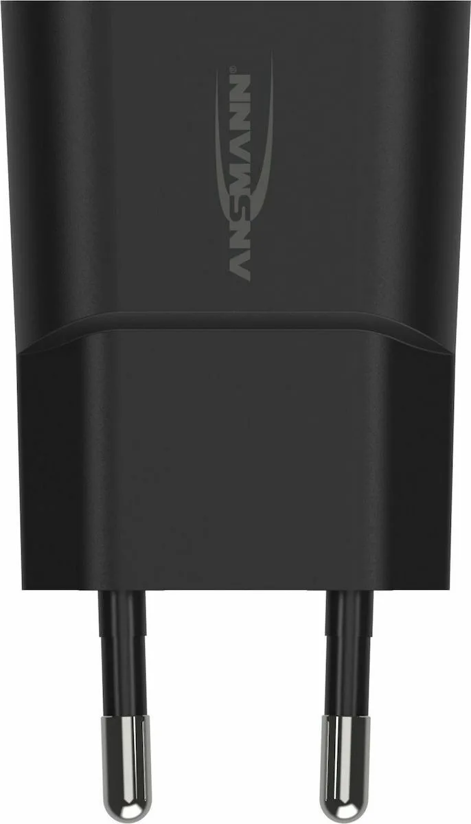 20210317163937_ansmann_usb_wall_adapter_mayro_1001_0108 Ansmann Φορτιστής Χωρίς Καλώδιο με Θύρα USB-A Μαύρος (HC105) - Image 1