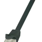LogiLink U/UTP Cat.6 Καλώδιο Δικτύου Ethernet 2m Μαύρο 1τμχ CP2053U