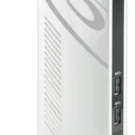 DeLock USB-A / USB-C Docking Station με HDMI Ethernet και συνδεση 2 Οθονών Ασημί (87771)