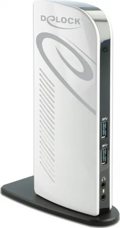 20210416151428_delock_usb_docking_station_dual_hdmi_full_hd_usb_3_2_lan_audio DeLock USB-A / USB-C Docking Station με HDMI Ethernet και συνδεση 2 Οθονών Ασημί (87771) - Image 1