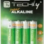 Techly Αλκαλικές Μπαταρίες AA 1.5V 4τμχ 306974