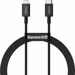 Baseus Superior USB-C to Lightning Cable 20W Μαύρο 1m (CATLYS-A01)