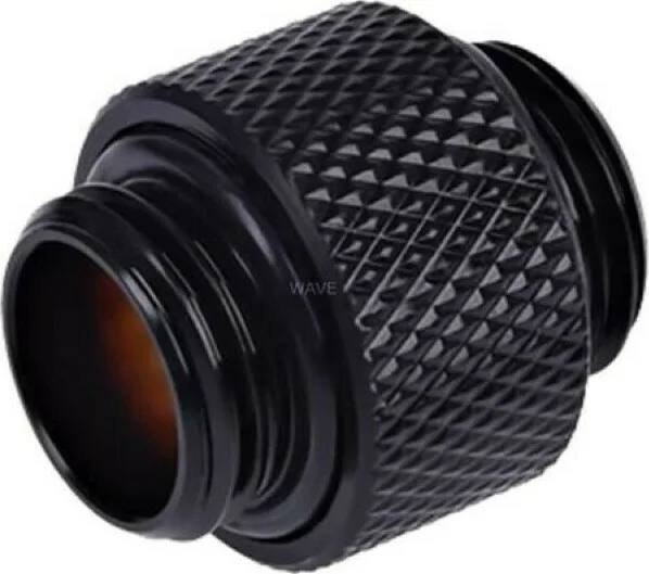 20210622093749_alphacool_hf_double_nipple_g1_4_outer_thread_to_g1_4_outer_thread_10mm_deep_black Alphacool Fittings Μαύρο 17215 - Image 1
