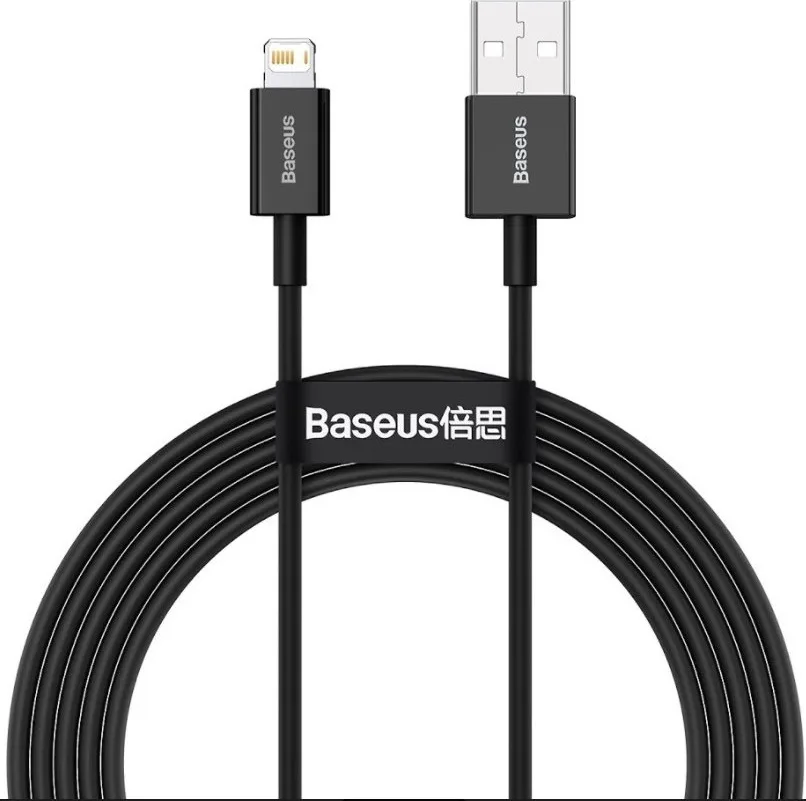 20210624175635_baseus_superior_series_usb_to_lightning_cable_mayro_2m_calys_c01 Baseus Superior Series USB to Lightning Cable Μαύρο 2m (CALYS-C01) - Image 1