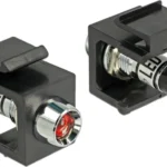 DeLock Keystone LED red 6 V Black (86459)