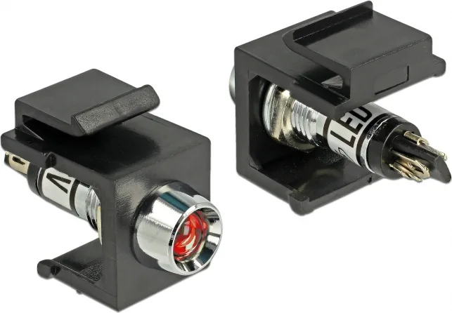 20210628155443_delock_keystone_led_red_6_v_black_86459 DeLock Keystone LED red 6 V Black (86459) - Image 1