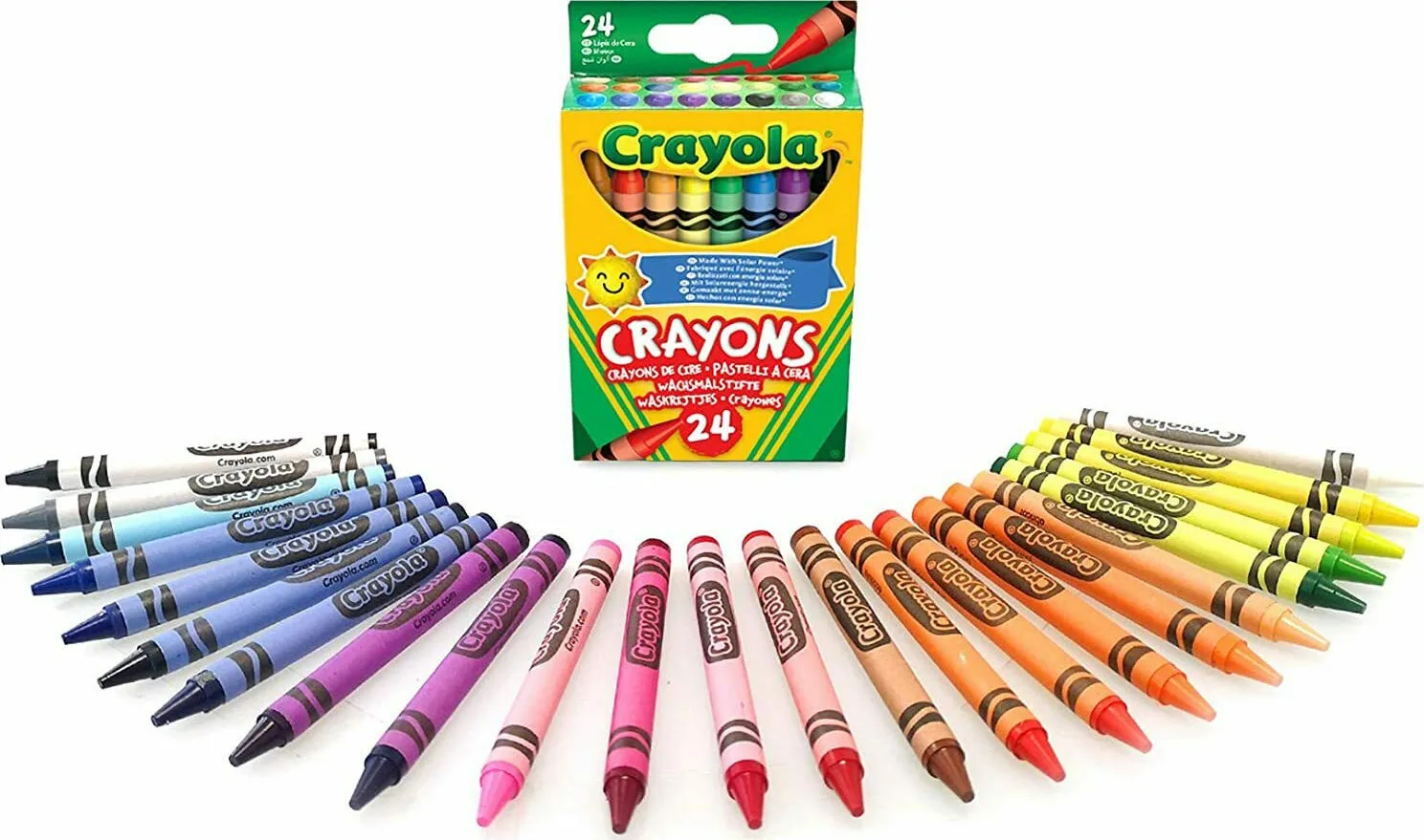 20210702100950_crayola_kirompogies_crayons_24tmch Crayola Crayons Σετ Κηρομπογιές 24τμχ - Image 1