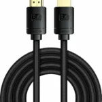 Baseus HDMI 2.1 Braided Cable HDMI male - HDMI male 3m Μαύρο CAKGQ-L01