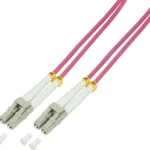 LogiLink Καλώδιο Οπτικής Ίνας LC-LC 20m Ροζ 1τμχ FP4LC20