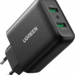 Ugreen Φορτιστής Χωρίς Καλώδιο με 2 Θύρες USB-A 36W Quick Charge 3.0 Μαύρος (CD161)