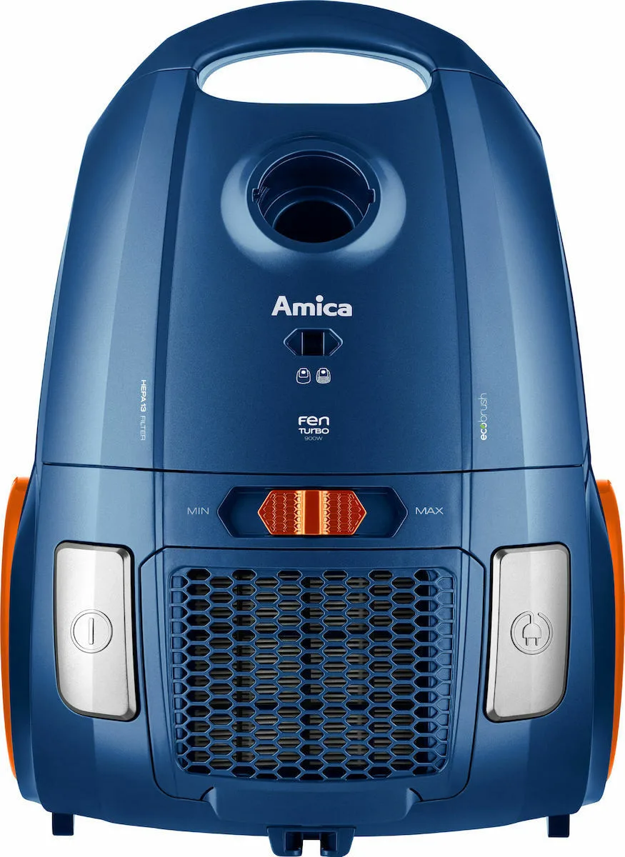 Amica Fen Turbo VM2062 Ηλεκτρική Σκούπα 900W με Σακούλα 3lt Μπλε - Image 1