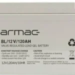 Armac Μπαταρία UPS με Χωρητικότητα 120Ah και Τάση 12V BL/12V/120AH