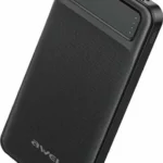 Awei P5K Power Bank 10000mAh με 2 Θύρες USB-A Μαύρο