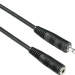 Goobay Καλώδιο 3.5mm male - 3.5mm female Μαύρο 3m (50432)