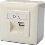 Digitus Μονή Εξωτερική Πρίζα Δικτύου RJ45 Τύπου Cat6 σε Λευκό Χρώμα DN-9007-S-1