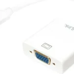 LogiLink Μετατροπέας USB-C male σε VGA female Λευκό 1τμχ UA0237