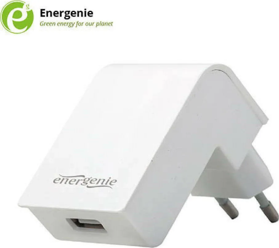 20211104141252_energenie_usb_wall_adapter_leyko_eg_uc2a_02_w Energenie Φορτιστής Χωρίς Καλώδιο με Θύρα USB-A Λευκός (EG-UC2A-02) - Image 1