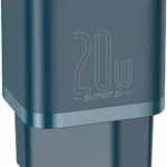 Baseus Φορτιστής Χωρίς Καλώδιο με Θύρα USB-C 20W Power Delivery Μπλε (Super Si)