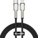 Baseus Cafule Metal Braided USB-C to Lightning Cable 20W Μαύρο 1m (CATLJK-A01)