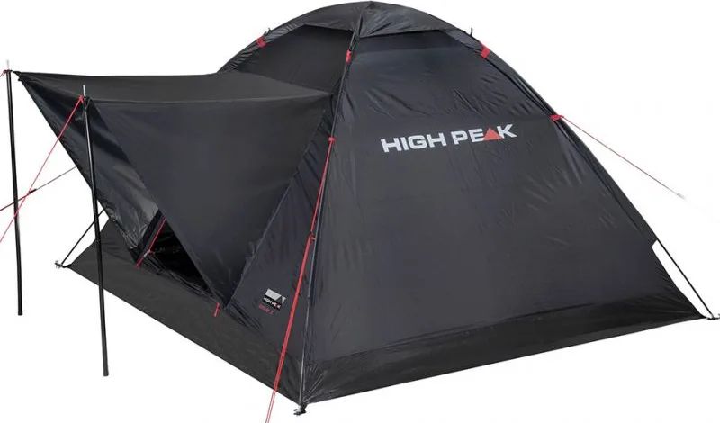 High Peak Beaver 3 Σκηνή Camping Igloo Μαύρη 3 Εποχών για 3 Άτομα 200x180x120εκ. 10320 - Image 1