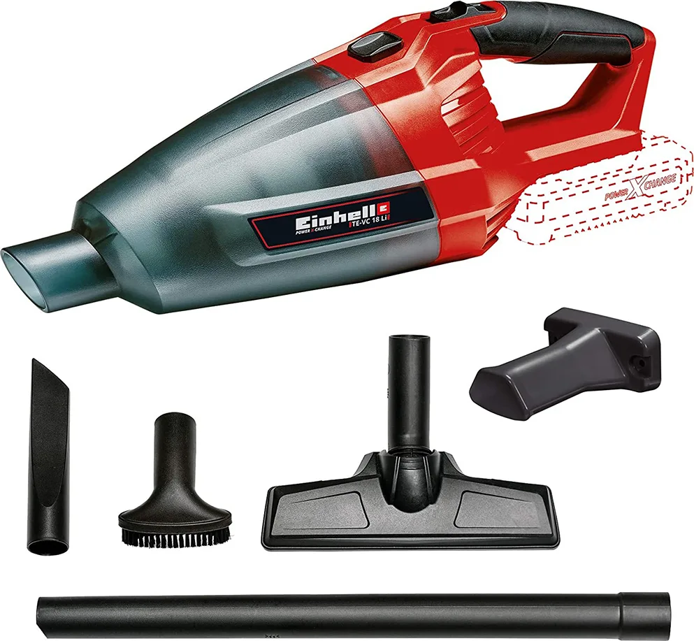 Einhell Tevc 18 Li 2347120 Επαναφορτιζόμενο Σκουπάκι Χειρός Χωρίς Φορτιστή και Μπαταρία Κόκκινο - Image 1