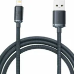 Baseus Crystal Shine Braided USB to Lightning Cable Μαύρο 2m (CAJY000101)