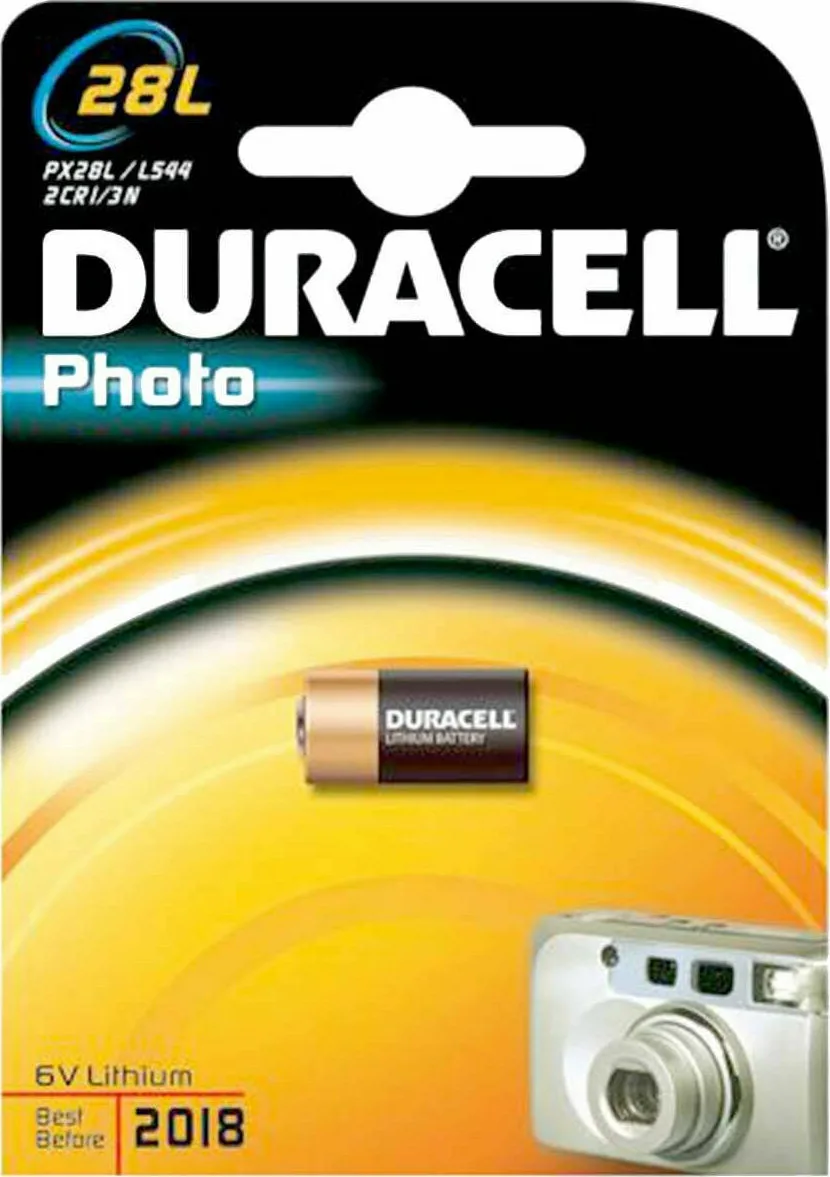 20211115172634_duracell_photo_mpataria_lithiou_28l_6v_1tmch Duracell Photo Μπαταρία Λιθίου 28L 6V Για Φωτογραφικό Εξοπλισμό 1τμχ - Image 1