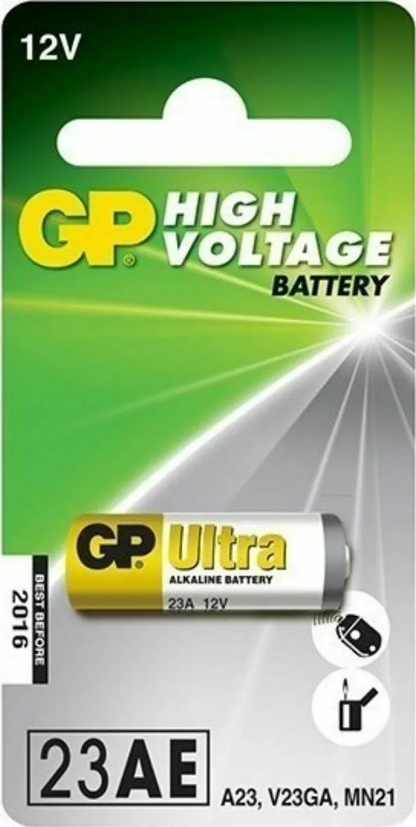 20211122135614_gp_batteries_high_voltage_alkaliki_mpataria_a23_12v_1tmch GP Batteries High Voltage Αλκαλική Μπαταρία A23 12V 1τμχ - Image 1