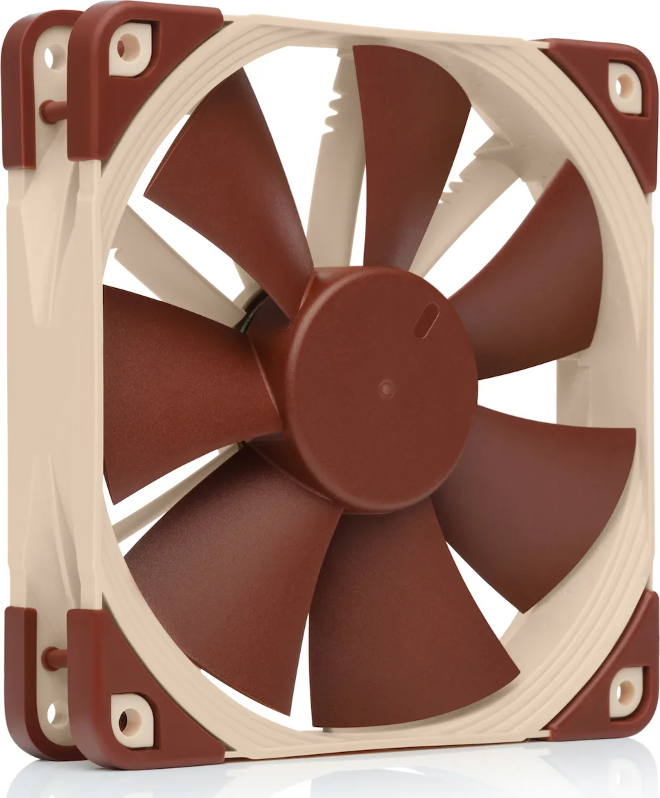20211123144718_noctua_nf_f12_5v_120mm Noctua NF-F12 5V Case Fan 120mm με Σύνδεση 3-Pin Καφέ - Image 1