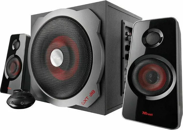 Trust GXT38 Ηχεία Υπολογιστή 2.1 με Ισχύ 60W σε Μαύρο Χρώμα - Image 1