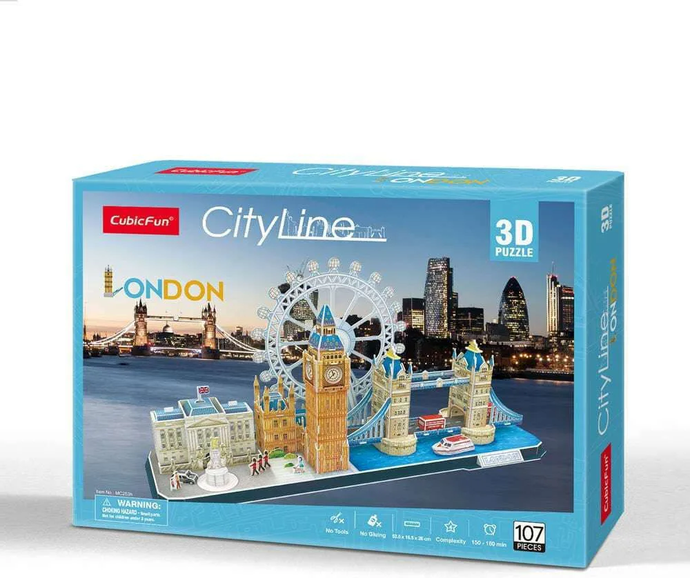 20211223110710_london_107pcs_mc253h Puzzle London 3D 107 Κομμάτια MC253h - Image 1