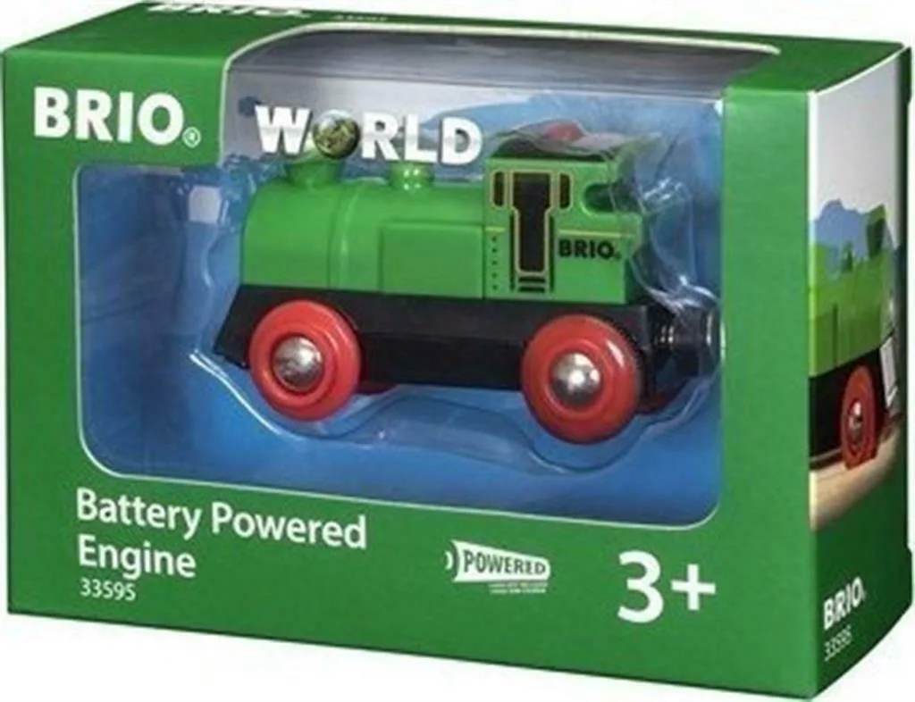 20211229115334_brio_toys_battery_powered_engine Brio Toys Powered Engine Τρενάκι από Ξύλο για 3+ Ετών 33595 - Image 1