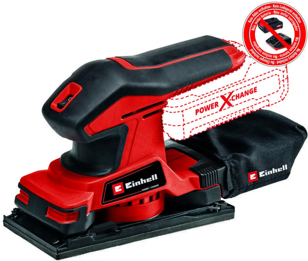 Einhell TC-OS 18/187 Li Solo Παλμικό Τριβείο 18V Solo με Σύστημα Αναρρόφησης - Image 1