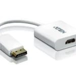 Aten Μετατροπέας DisplayPort male σε HDMI female Λευκό 1τμχ VC985-AT